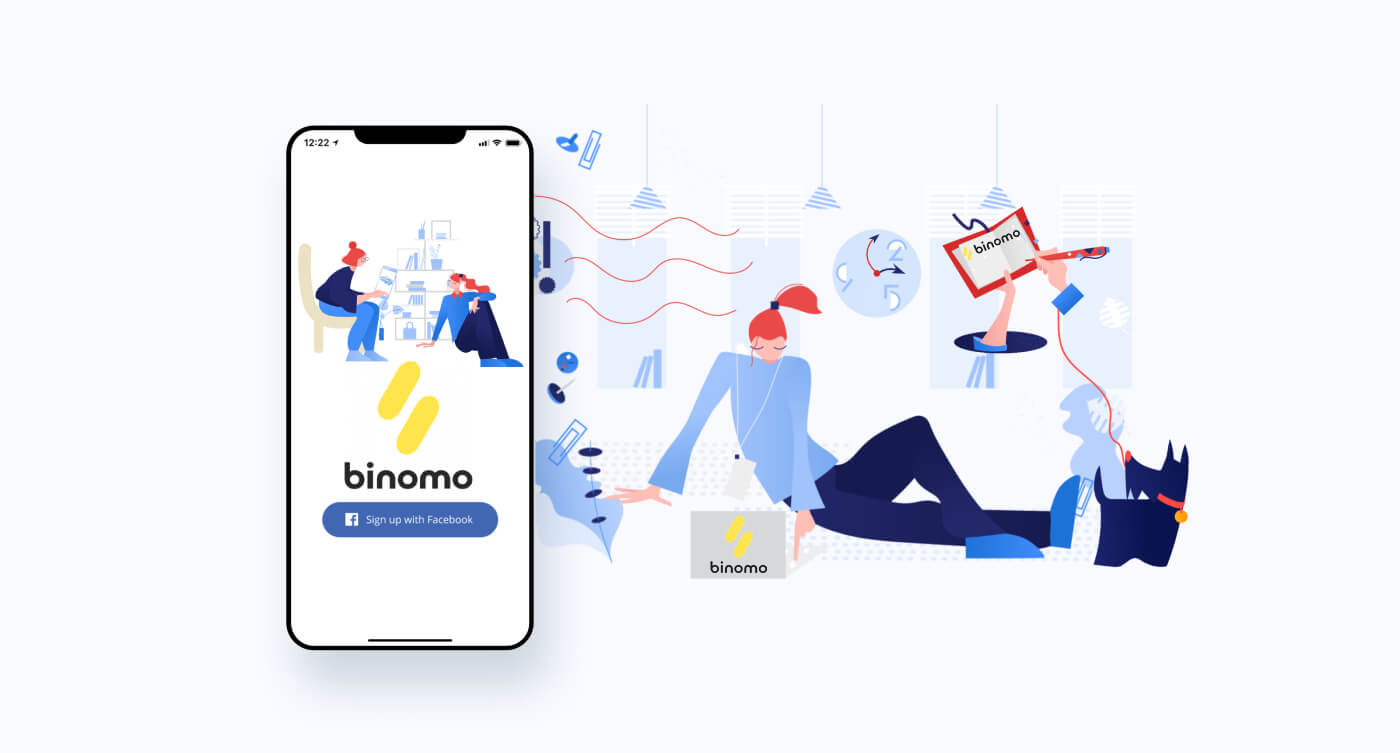 Hvordan åpne en handelskonto og registrere deg hos Binomo