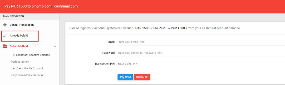 Deposit Funds in Binomo via Pakistan Bank Cards (MasterCard / JCB), Bank Transfer and E-wallets (CashMaal, Perfect Money, Easypaisa, Bukhari Exchange, Upaisa, Jazz Cash, Neteller, Skrill, AstroPay, Advcash) Deposit Funds in Binomo via Pakistan Bank Cards (MasterCard / JCB), Bank Transfer and E-wallets (CashMaal, Perfect Money, Easypaisa, Bukhari Exchange, Upaisa, Jazz Cash, Neteller, Skrill, AstroPay, Advcash)