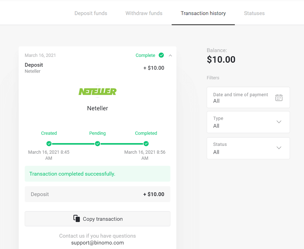 Braziliya Internet-banking (Bank Transer, Paylivre, Loterica, Itau, Boleto Rapido) va elektron hamyonlar (Picpay, Astropay, Banco do Brasil, Santander, Bradesco, Neteller, Skrill, WebMoney, Advcash) orqali Binomo-ga mablag'larni depozit qilish. Braziliya Internet-banking (Bank Transer, Paylivre, Loterica, Itau, Boleto Rapido) va elektron hamyonlar (Picpay, Astropay, Banco do Brasil, Santander, Bradesco, Neteller, Skrill, WebMoney, Advcash) orqali Binomo-ga mablag'larni depozit qilish.