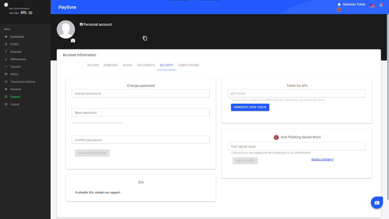 Braziliya Internet-banking (Bank Transer, Paylivre, Loterica, Itau, Boleto Rapido) va elektron hamyonlar (Picpay, Astropay, Banco do Brasil, Santander, Bradesco, Neteller, Skrill, WebMoney, Advcash) orqali Binomo-ga mablag'larni depozit qilish. Braziliya Internet-banking (Bank Transer, Paylivre, Loterica, Itau, Boleto Rapido) va elektron hamyonlar (Picpay, Astropay, Banco do Brasil, Santander, Bradesco, Neteller, Skrill, WebMoney, Advcash) orqali Binomo-ga mablag'larni depozit qilish.