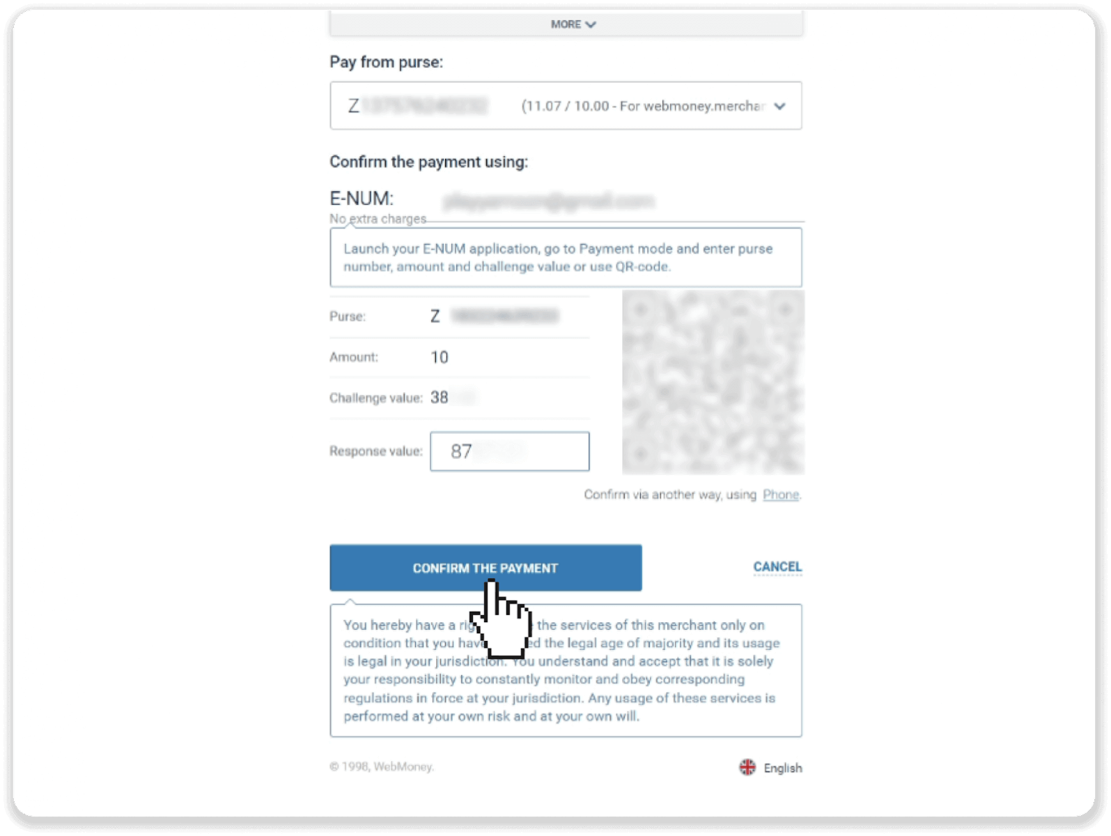 Внесите средства на Binomo через электронные кошельки (Webmoney WMZ, Picpay, Neteller, Astropay, Cash U, Skrill, ADV Cash, AstroPay Card, Perfect Money) Внесите средства на Binomo через электронные кошельки (Webmoney WMZ, Picpay, Neteller, Astropay, Cash U, Skrill, ADV Cash, AstroPay Card, Perfect Money)