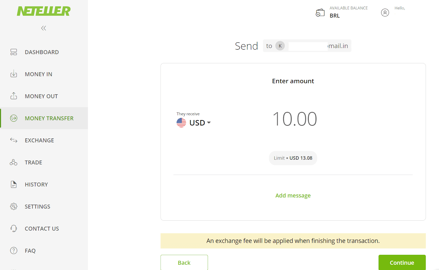 Внесите средства на Binomo через электронные кошельки (Webmoney WMZ, Picpay, Neteller, Astropay, Cash U, Skrill, ADV Cash, AstroPay Card, Perfect Money) Внесите средства на Binomo через электронные кошельки (Webmoney WMZ, Picpay, Neteller, Astropay, Cash U, Skrill, ADV Cash, AstroPay Card, Perfect Money)