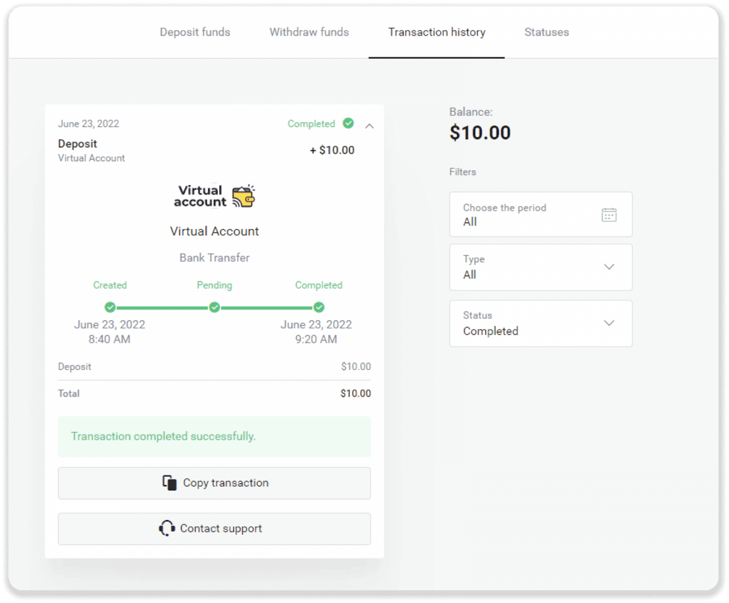 Deposit Funds on Binomo via Indonesia Bank Transfer (Virtual Account, Internet Banking) Deposit Funds on Binomo via Indonesia Bank Transfer (Virtual Account, Internet Banking)