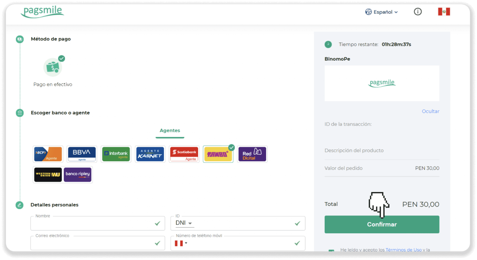 Deposit Funds on Binomo via Peru Bank Card (Mastercard / Maestro), Bank Transfer (BBVA, Cash Payments, Scotiabank, Caja Tacna, BCP bank, Caja Huancayo, Caja Trujillo, Interbank, Caja Arequipa) and E-wallets (AstroPay, Jeton) Deposit Funds on Binomo via Peru Bank Card (Mastercard / Maestro), Bank Transfer (BBVA, Cash Payments, Scotiabank, Caja Tacna, BCP bank, Caja Huancayo, Caja Trujillo, Interbank, Caja Arequipa) and E-wallets (AstroPay, Jeton)