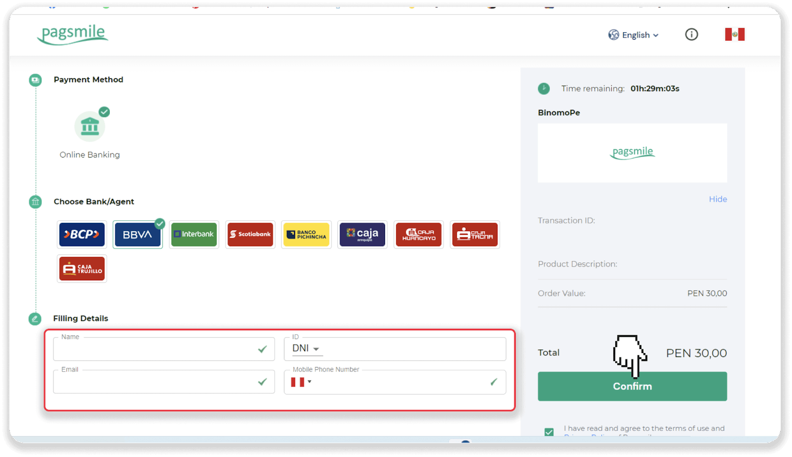 Deposit Funds on Binomo via Peru Bank Card (Mastercard / Maestro), Bank Transfer (BBVA, Cash Payments, Scotiabank, Caja Tacna, BCP bank, Caja Huancayo, Caja Trujillo, Interbank, Caja Arequipa) and E-wallets (AstroPay, Jeton) Deposit Funds on Binomo via Peru Bank Card (Mastercard / Maestro), Bank Transfer (BBVA, Cash Payments, Scotiabank, Caja Tacna, BCP bank, Caja Huancayo, Caja Trujillo, Interbank, Caja Arequipa) and E-wallets (AstroPay, Jeton)