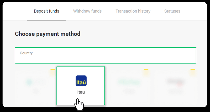 Внесите средства посредством банковского перевода (Itau, PicPay, Loterica, Boleto Rapido, Paylivre, Pagsmile, Bradesco, Santander) на Binomo Внесите средства посредством банковского перевода (Itau, PicPay, Loterica, Boleto Rapido, Paylivre, Pagsmile, Bradesco, Santander) на Binomo