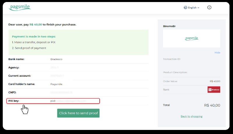 Внесите средства посредством банковского перевода (Itau, PicPay, Loterica, Boleto Rapido, Paylivre, Pagsmile, Bradesco, Santander) на Binomo Внесите средства посредством банковского перевода (Itau, PicPay, Loterica, Boleto Rapido, Paylivre, Pagsmile, Bradesco, Santander) на Binomo