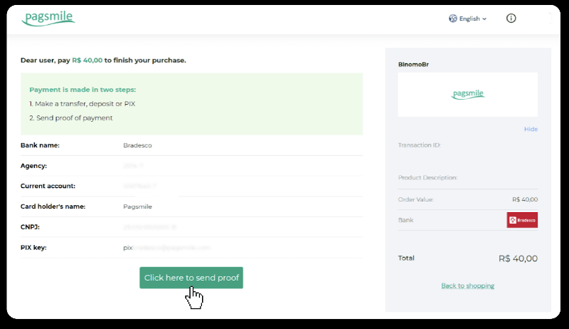 Внесите средства посредством банковского перевода (Itau, PicPay, Loterica, Boleto Rapido, Paylivre, Pagsmile, Bradesco, Santander) на Binomo Внесите средства посредством банковского перевода (Itau, PicPay, Loterica, Boleto Rapido, Paylivre, Pagsmile, Bradesco, Santander) на Binomo