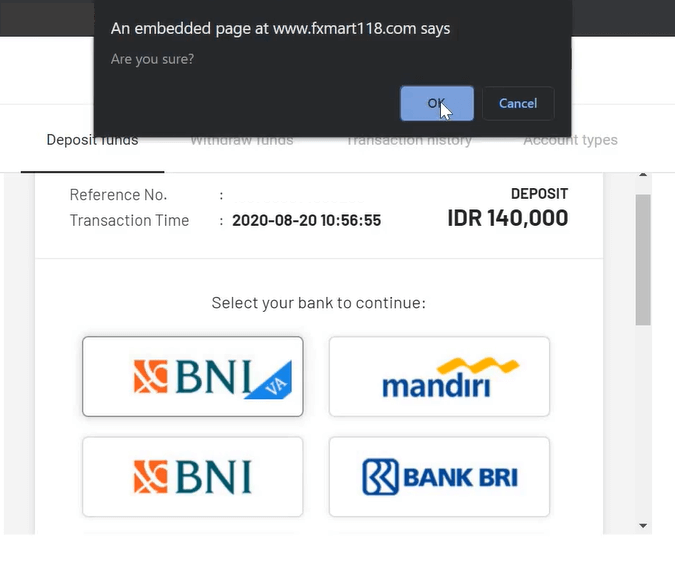Deposit Funds in Binomo via Indonesia Bank Transfer (Virtual Account, Virtual Account Bank Mandiri, Internet Banking) Deposit Funds in Binomo via Indonesia Bank Transfer (Virtual Account, Virtual Account Bank Mandiri, Internet Banking)
