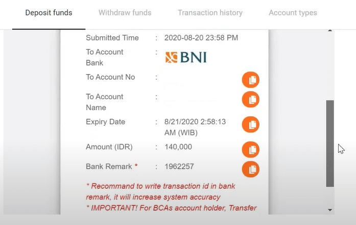 Deposit Funds in Binomo via Indonesia Bank Transfer (Virtual Account, Virtual Account Bank Mandiri, Internet Banking) Deposit Funds in Binomo via Indonesia Bank Transfer (Virtual Account, Virtual Account Bank Mandiri, Internet Banking)