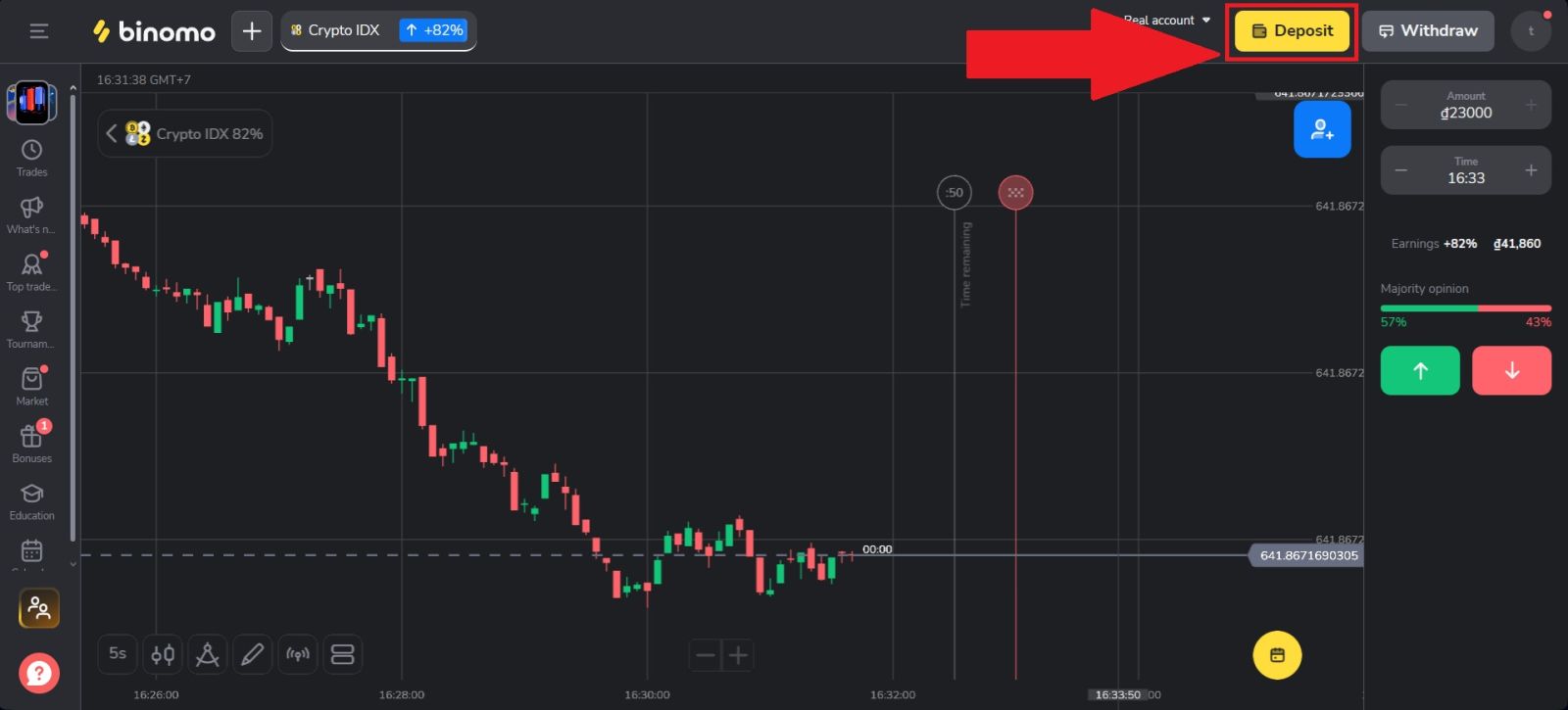 Como depositar dinheiro no Binomo em 2026: guia passo a passo, taxas e tempo de processamento