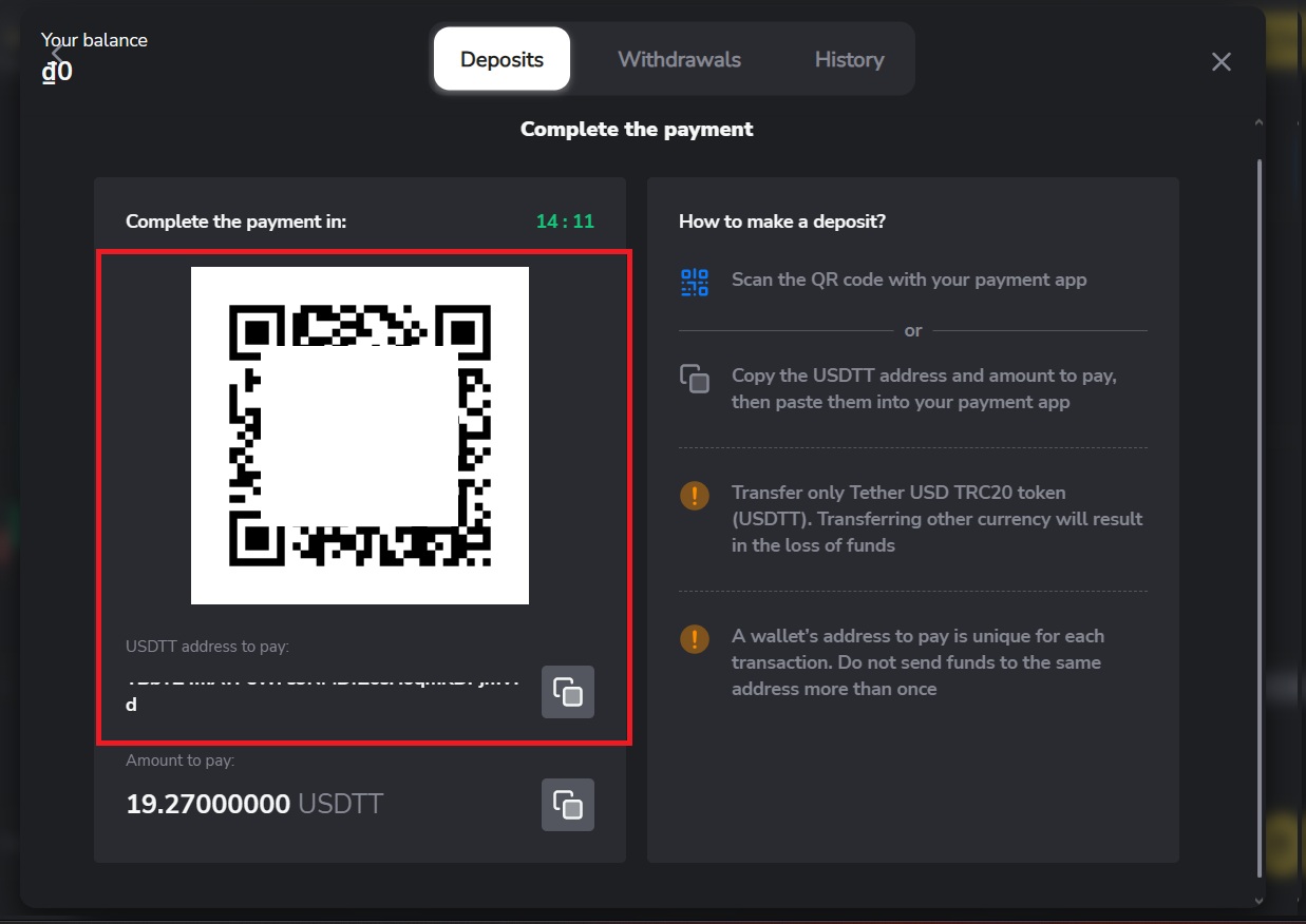 Como depositar dinheiro no Binomo em 2026: guia passo a passo, taxas e tempo de processamento