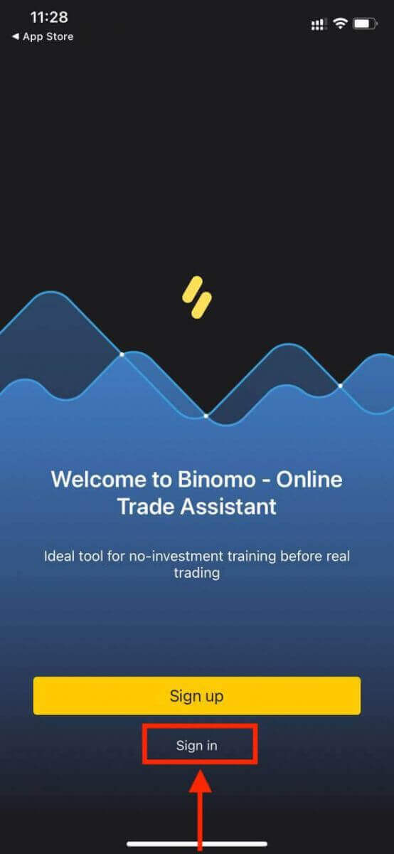 Binomo में कैसे लॉगिन करें और फंड जमा करें Binomo में कैसे लॉगिन करें और फंड जमा करें