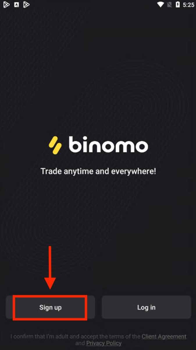 Cách mở tài khoản demo trên Binomo Cách mở tài khoản demo trên Binomo