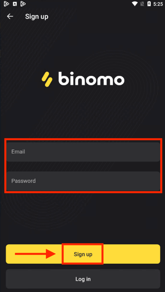 Cách mở tài khoản demo trên Binomo Cách mở tài khoản demo trên Binomo