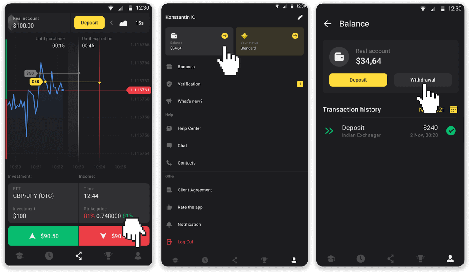 Cara Membuka Akaun dan Mengeluarkan Dana dari Binomo