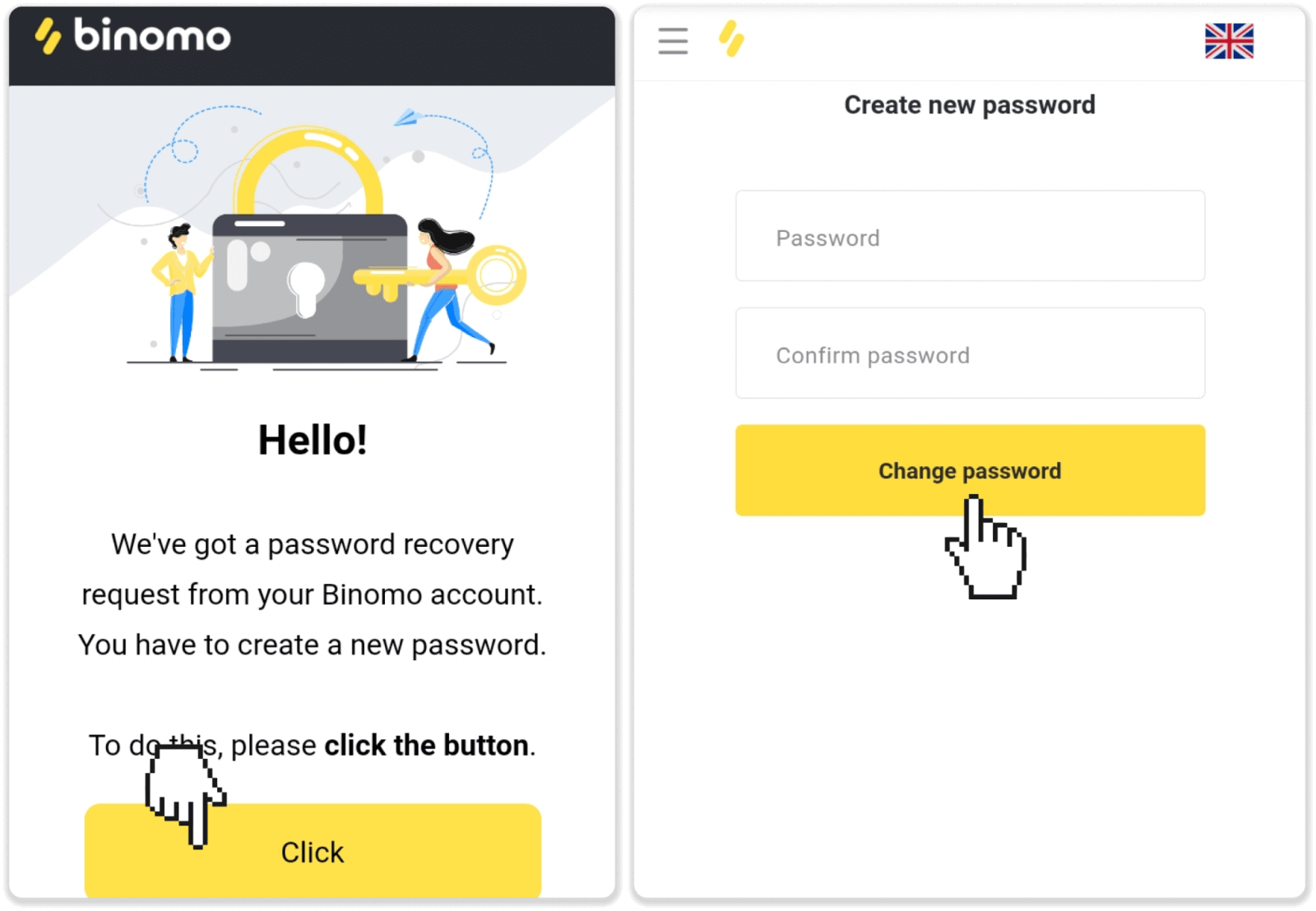Com registrar i iniciar sessió al compte a Binomo Com registrar i iniciar sessió al compte a Binomo