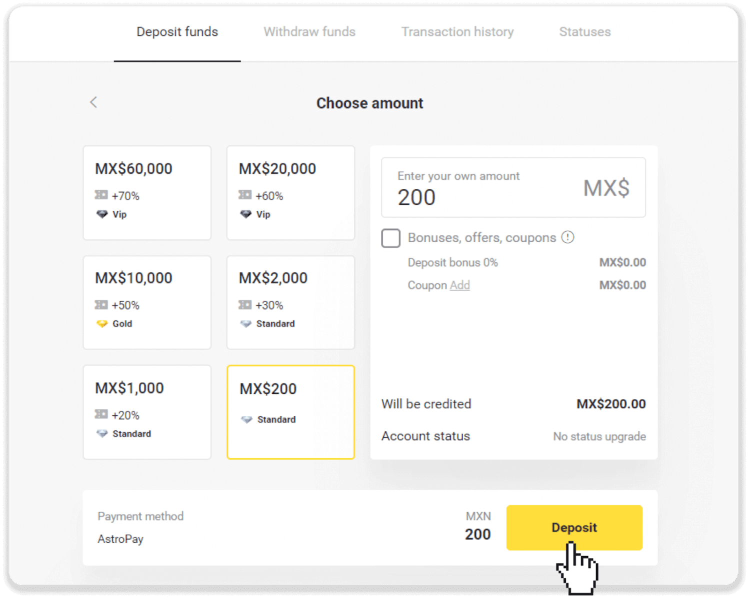 How to Sign Up and Deposit Funds to Binomo How to Sign Up and Deposit Funds to Binomo