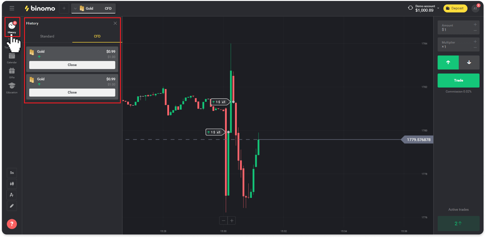 How to Trade on CFD in Binomo How to Trade on CFD in Binomo