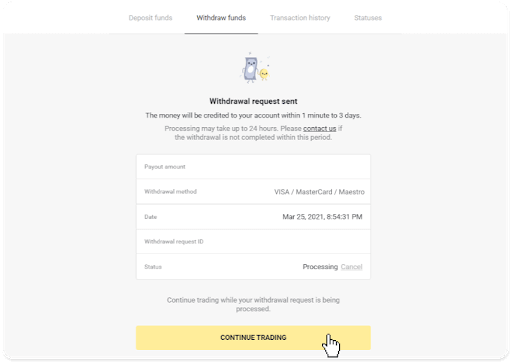 How to Withdraw and Make a Deposit in Binomo