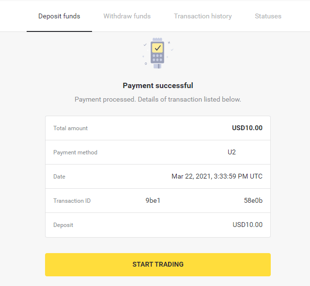 How to Withdraw and Make a Deposit in Binomo