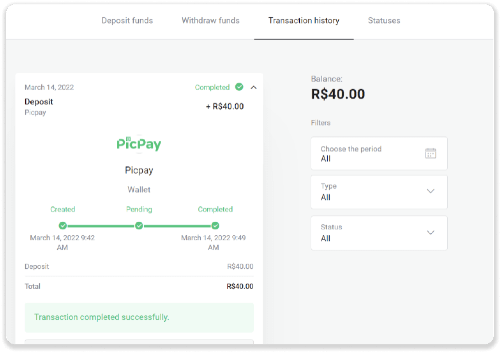 How to Withdraw and Make a Deposit in Binomo