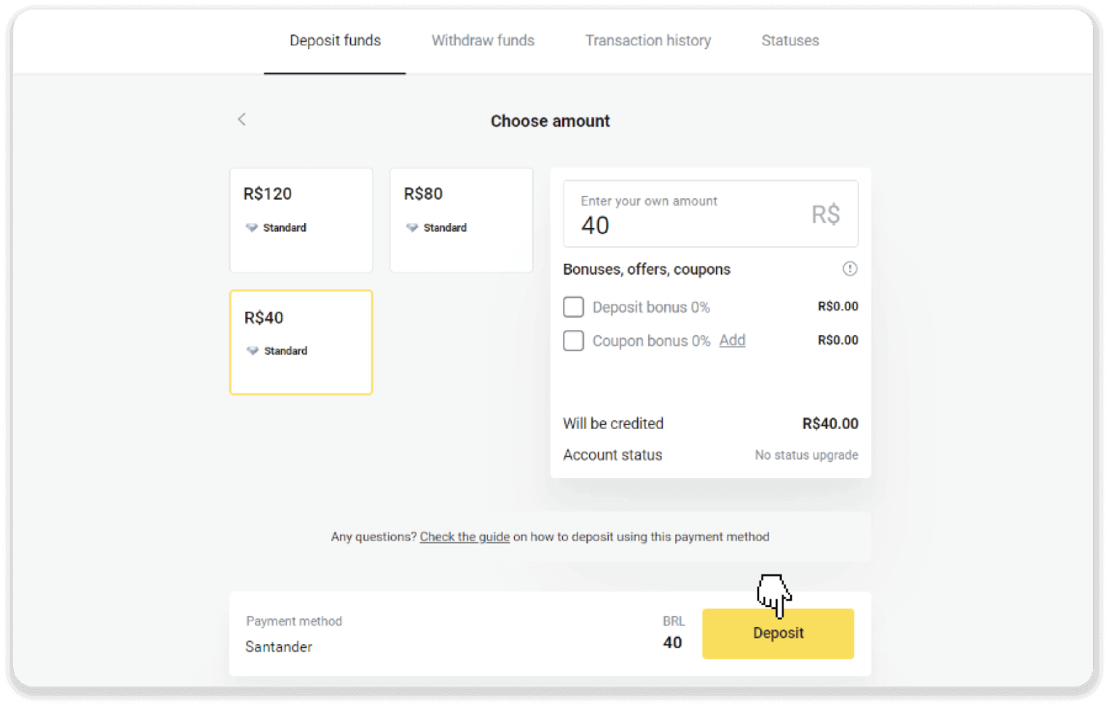 How to Withdraw and Make a Deposit in Binomo
