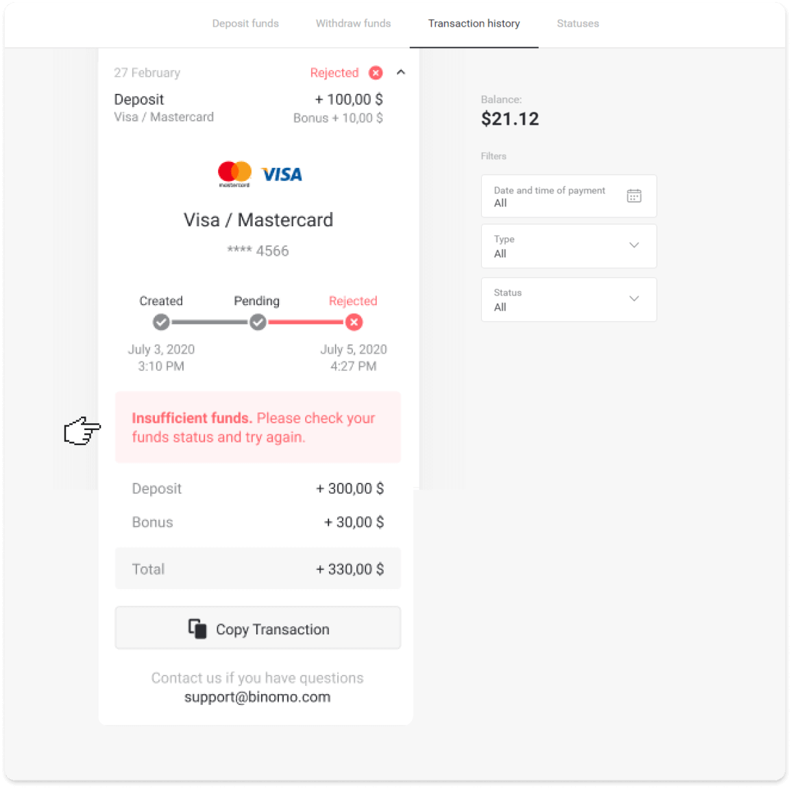 How to Withdraw and Make a Deposit in Binomo