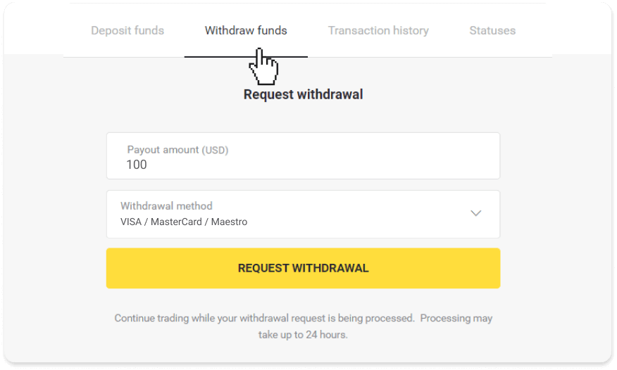 How to Withdraw and Make a Deposit in Binomo
