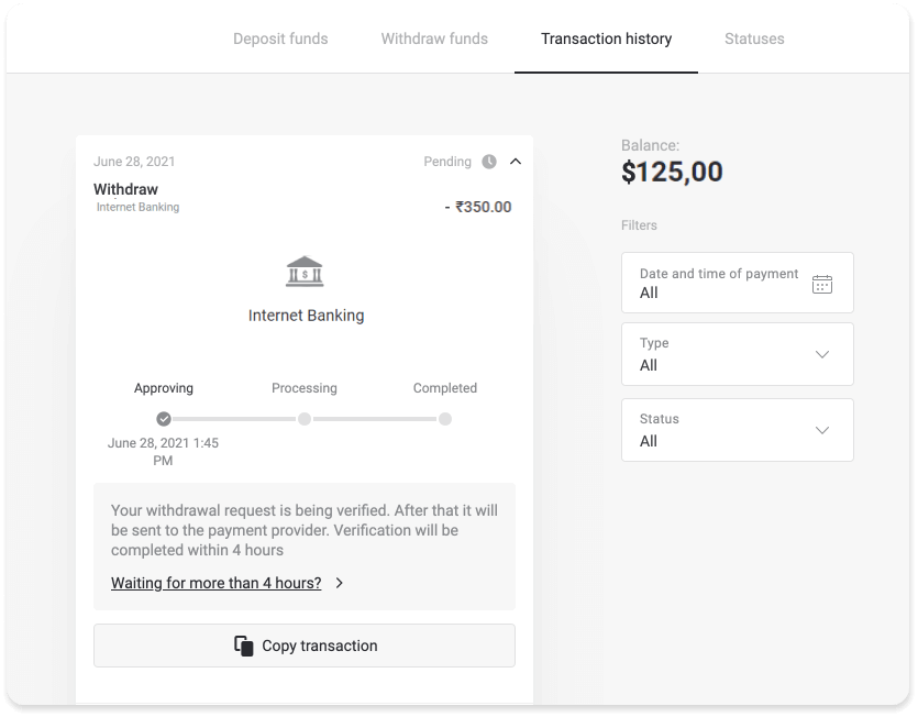 How to Withdraw and Make a Deposit in Binomo