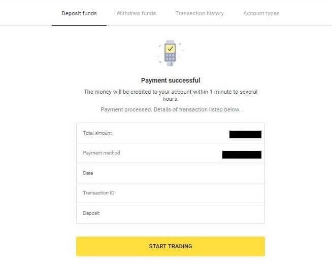 How to Withdraw and Make a Deposit in Binomo