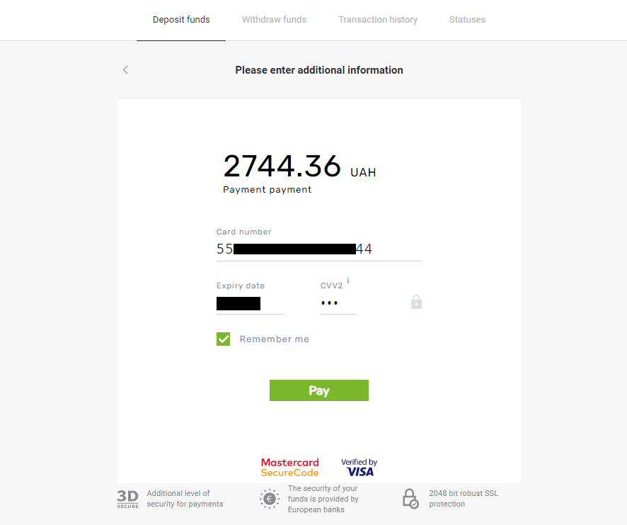 How to Withdraw and Make a Deposit in Binomo