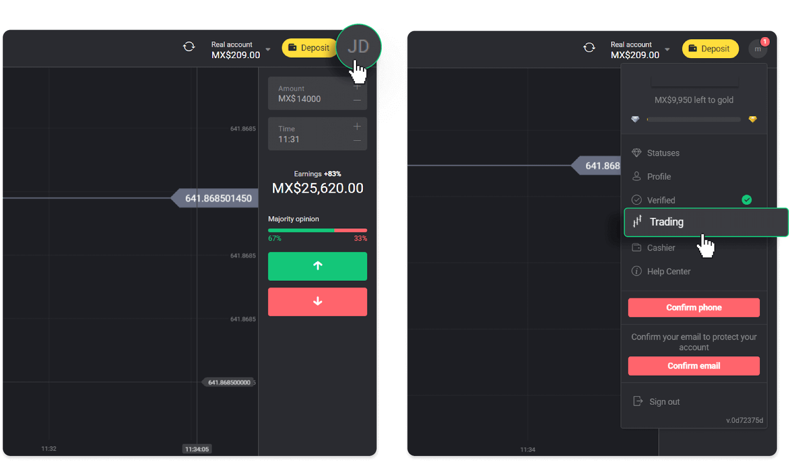 Cara Menarik Dana ke Rekening Bank saya (transfer Bank, Internet Banking, IMPS Bank Transfer, NEFT Bank Transfer, Indian Exchanger, NetBanking, Virtual Account, CEPbank, PIX) di Binomo