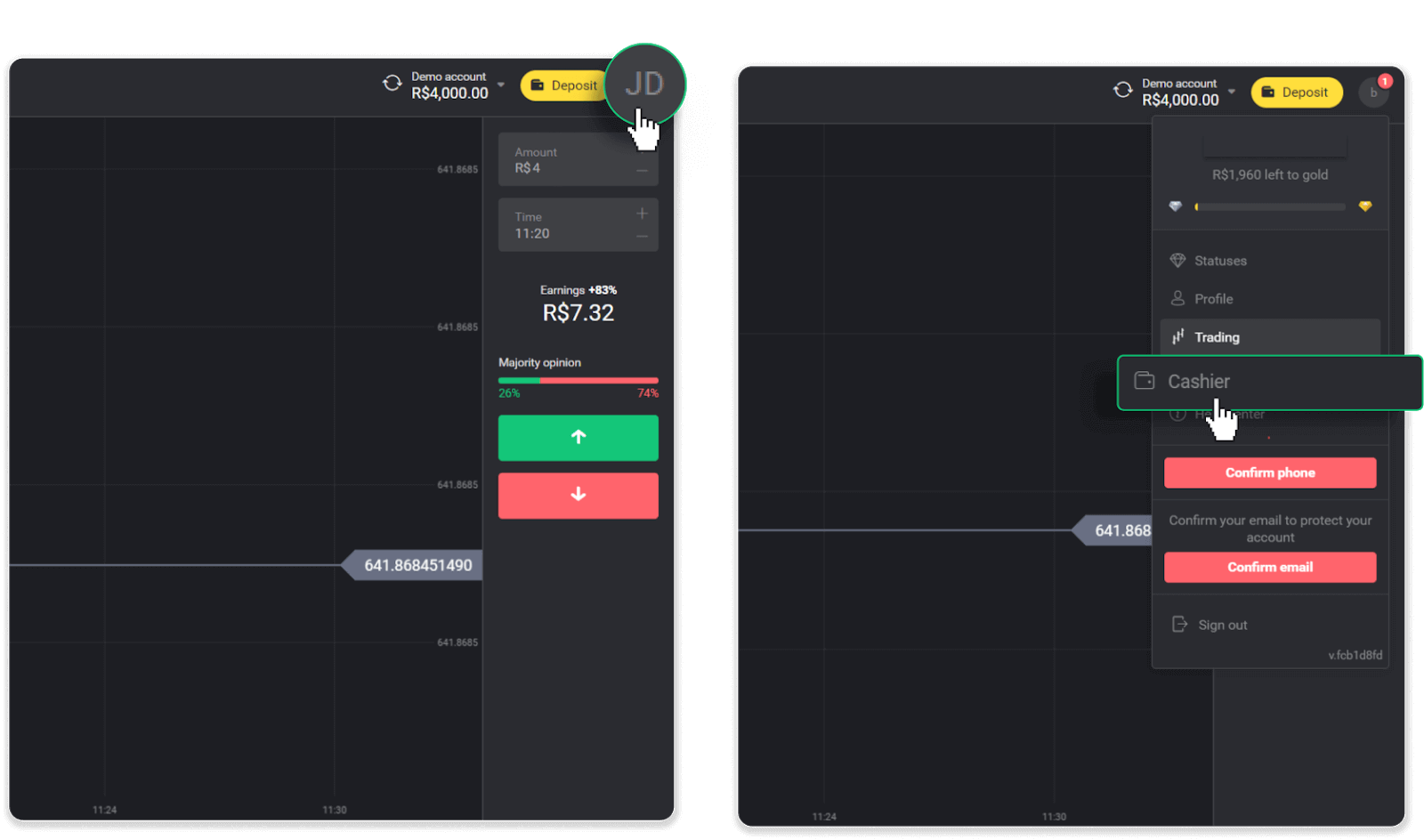 Cara Menarik Dana ke Rekening Bank saya (transfer Bank, Internet Banking, IMPS Bank Transfer, NEFT Bank Transfer, Indian Exchanger, NetBanking, Virtual Account, CEPbank, PIX) di Binomo