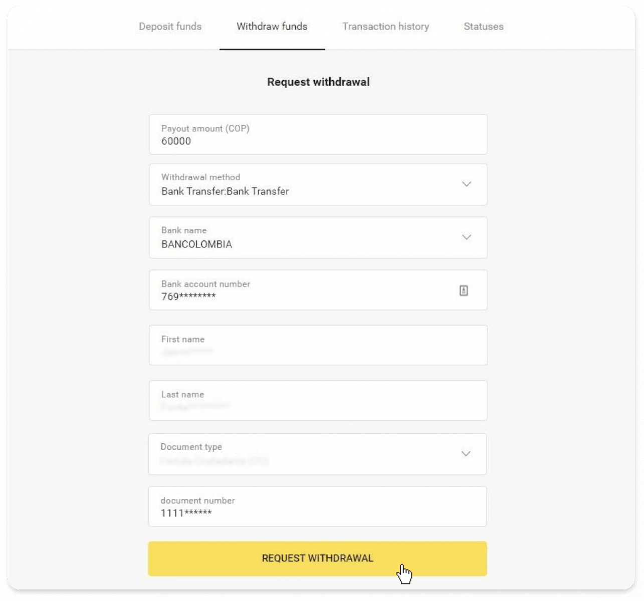 Cara Menarik Dana ke Rekening Bank saya (transfer Bank, Internet Banking, IMPS Bank Transfer, NEFT Bank Transfer, Indian Exchanger, NetBanking, Virtual Account, CEPbank, PIX) di Binomo