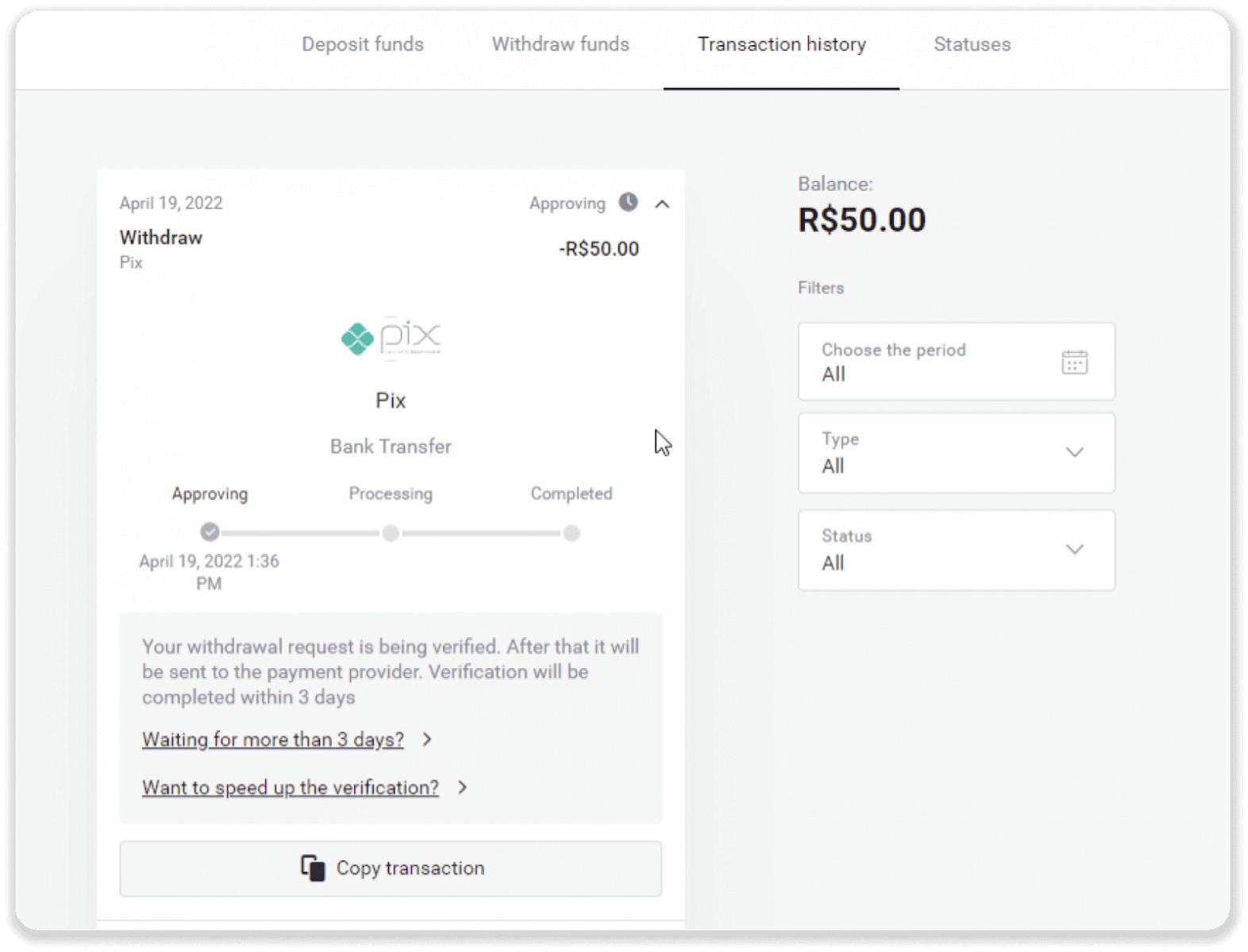 Cara Menarik Dana ke Rekening Bank saya (transfer Bank, Internet Banking, IMPS Bank Transfer, NEFT Bank Transfer, Indian Exchanger, NetBanking, Virtual Account, CEPbank, PIX) di Binomo